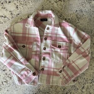 Pink/White Women's Jacket